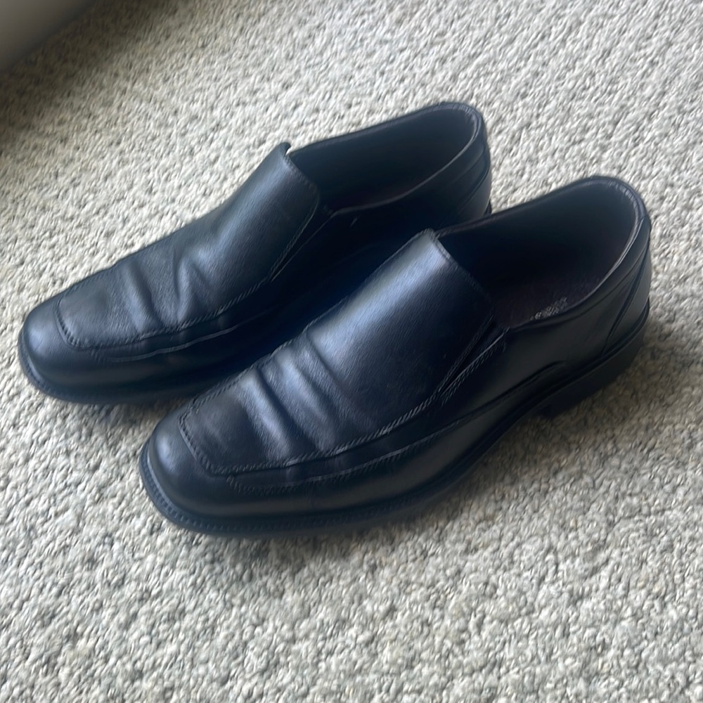 Johnston & Murphy Mens Black Leather men’s shoes